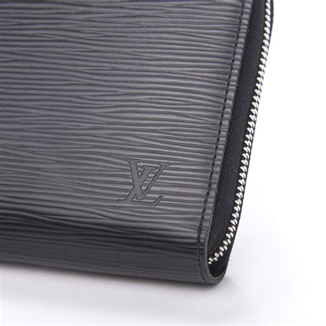 louis vuitton epi wallet black|Louis Vuitton wallet zipper pull.